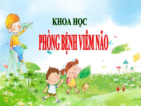 Bài giảng Khoa học 5 - Bài 14: Phòng bệnh viêm não - Lê Thị Kiều
