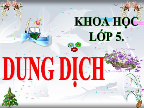 Bài giảng Khoa học 5 - Bài 37: Dung dịch - Năm học 2023-2024 - Lê Thị Kiều
