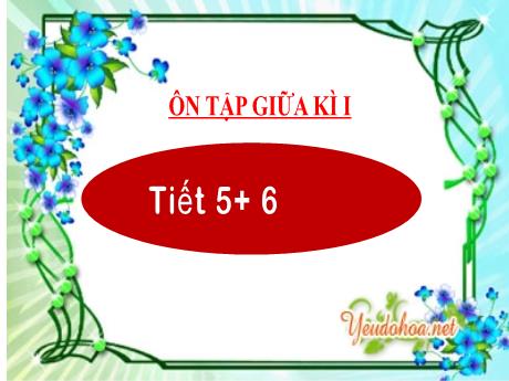 Bài giảng Tiếng Việt 2 (Kết nối tri thức) - Ôn tập giữa kì I (Tiết 5+6) - Lê Thị Kiều