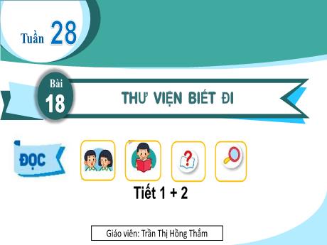 Bài giảng Tiếng Việt 2 (Tập đọc) Kết nối tri thức - Bài 18: Thư viện biết đi - Trần Thị Hồng Thắm
