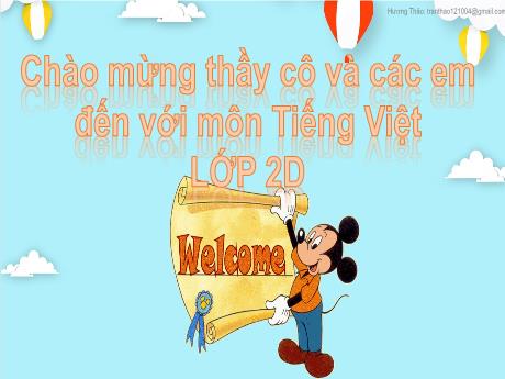 Bài giảng Tiếng Việt 2 (Tập đọc) Kết nối tri thức - Bài: Trò chơi của bố - Trần Thị Hồng Thắm