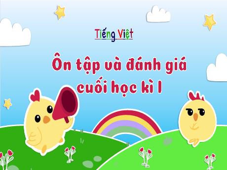 Bài giảng Tiếng Việt 3 (Kết nối tri thức) - Ôn tập và đánh giá cuối học kì I (Tiết 1+2) - Trần Thị Ánh Tuyết