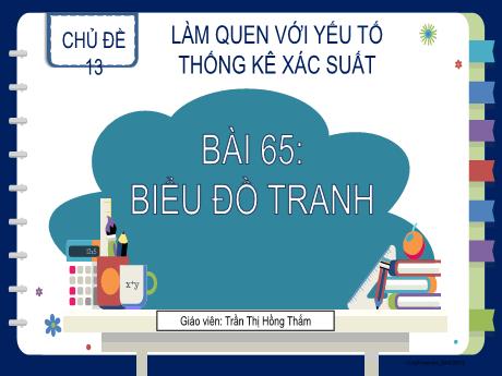 Bài giảng Toán 2 (Kết nối tri thức) - Bài 65: Biểu đồ tranh - Trần Thị Hồng Thắm