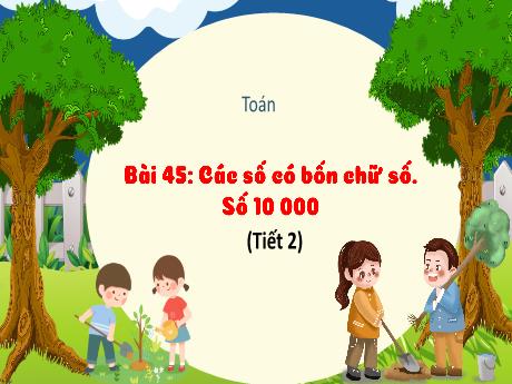 Bài giảng Toán 3 (Kết nối tri thức) - Bài 45: Các số có bốn chứ số. Sô 10 000 (Tiết 2) - Trần Thị Ánh Tuyết