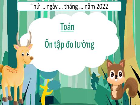 Bài giảng Toán 5 - Bài: Ôn tập đo lường - Trần Thị Ánh Tuyết