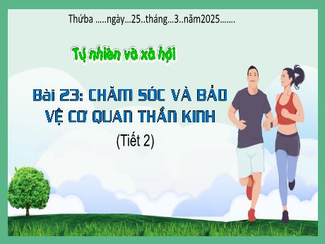 Bài giảng Tự nhiên và xã hội 3 (Kết nối tri thức) - Bài 23: Chăm sóc và bảo vệ cơ quan thần kinh (Tiết 2)- Năm học 2024-2025 - Phan Thị Ánh Tuyết