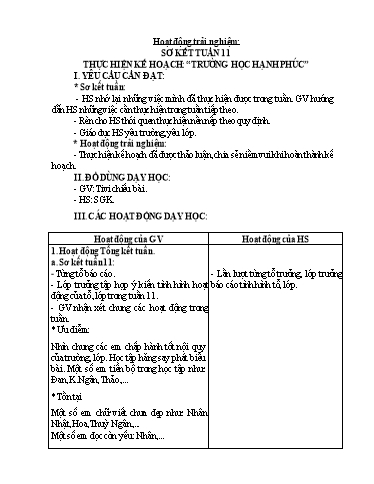 Giáo án Lớp 2 (Kết nối tri thức) - Tuần 12 - Năm học 2024-2025 - Trần Thị Ánh Tuyết