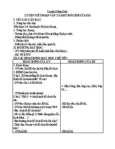Giáo án Lớp 2 (Kết nối tri thức) - Tuần 14 - Năm học 2023-2024 - Trần Thị Ánh Tuyết