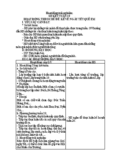 Giáo án Lớp 2 (Kết nối tri thức) - Tuần 20 - Năm học 2023-2024 - Trần Thị Hồng Thắm