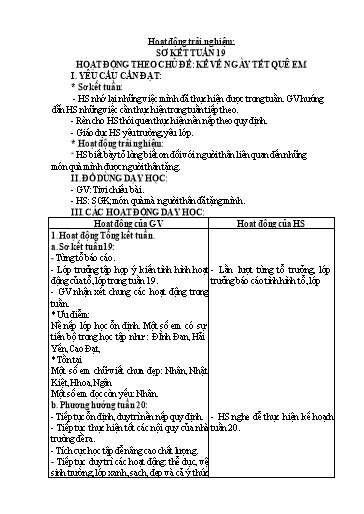 Giáo án Lớp 2 (Kết nối tri thức) - Tuần 20 - Năm học 2024-2025 - Trần Thị Ánh Tuyết