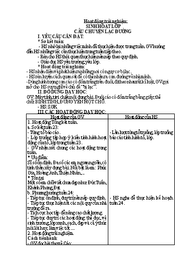 Giáo án Lớp 2 (Kết nối tri thức) - Tuần 24 - Năm học 2023-2024 - Trần Thị Hồng Thắm