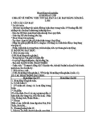 Giáo án Lớp 2 (Kết nối tri thức) - Tuần 26 - Năm học 2023-2024 - Trần Thị Hồng Thắm