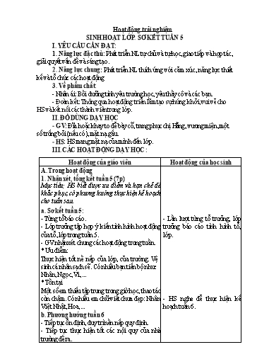Giáo án Lớp 2 (Kết nối tri thức) - Tuần 6 - Năm học 2024-2025 - Trần Thị Ánh Tuyết