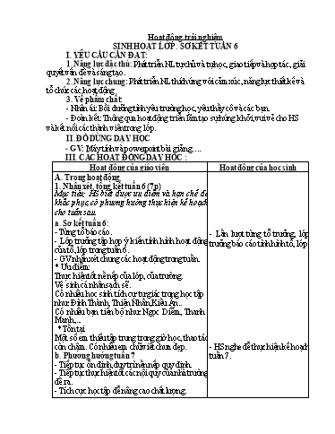 Giáo án Lớp 2 (Kết nối tri thức) - Tuần 7 - Năm học 2023-2024 - Trần Thị Hồng Thắm