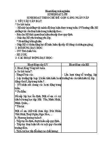 Giáo án Lớp 2 (Kết nối tri thức) - Tuần 8 - Năm học 2024-2025 - Trần Thị Ánh Tuyết