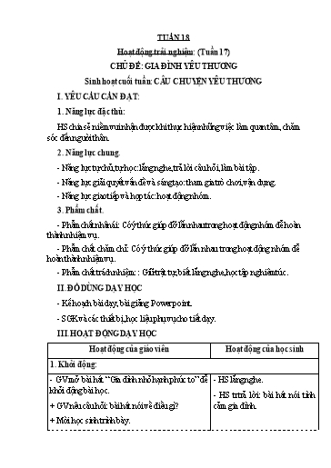 Giáo án Lớp 3 (Kết nối tri thức) - Tuần 18 - Năm học 2023-2024 - Trần Thị Ánh Tuyết