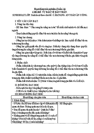 Giáo án Lớp 3 (Kết nối tri thức) - Tuần 25 - Năm học 2023-2024 - Trần Thị Ánh Tuyết