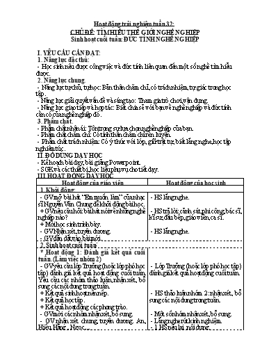 Giáo án Lớp 3 (Kết nối tri thức) - Tuần 33 - Năm học 2023-2024 - Trần Thị Ánh Tuyết