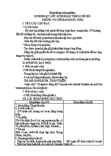 Kế hoạch bài dạy Lớp 2 (Kết nối tri thức) - Tuần 26 - Năm học 2024-2025 - Lê Thị Kiều