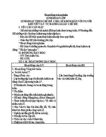 Kế hoạch bài dạy Lớp 2 - Tuần 28 - Năm học 2024-2025 - Lê Thị Kiều