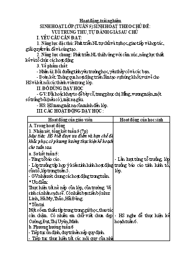 Kế hoạch bài dạy Lớp 2 - Tuần 6 - Năm học 2024-2025 - Lê Thị Kiều