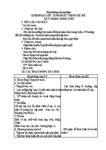 Kế hoạch bài dạy Lớp 2 - Tuần 9 - Năm học 2024-2025 - Lê Thị Kiều