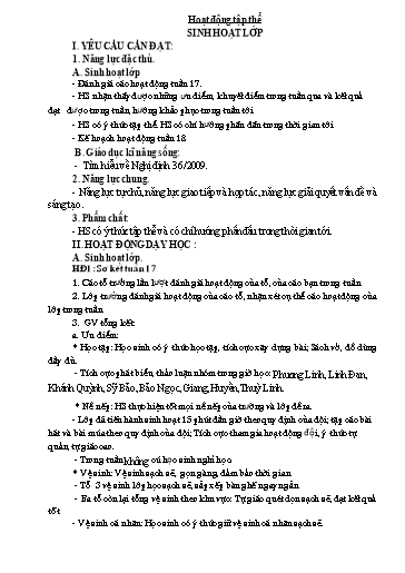Kế hoạch bài dạy Lớp 5 - Tuần 18 - Năm học 2023-2024 - Lê Thị Kiều