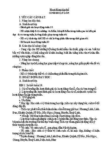 Kế hoạch bài dạy Lớp 5 - Tuần 20 - Năm học 2023-2024 - Lê Thị Kiều