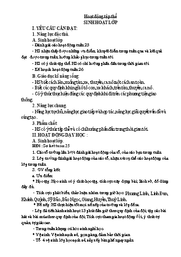 Kế hoạch bài dạy Lớp 5 - Tuần 26 - Năm học 2023-2024 - Lê Thị Kiều