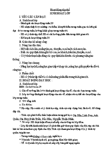 Kế hoạch bài dạy Lớp 5 - Tuần 30 - Năm học 2023-2024 - Lê Thị Kiều