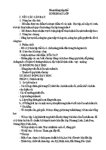 Kế hoạch bài dạy Lớp 5 - Tuần 5 - Năm học 2023-2024 - Lê Thị Kiều